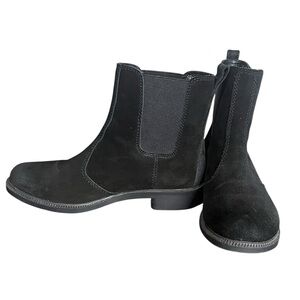 KODIAK Women's 5-inch Alma‎ Water-Resistant Black Suede Chelsea Boot Size 7.5